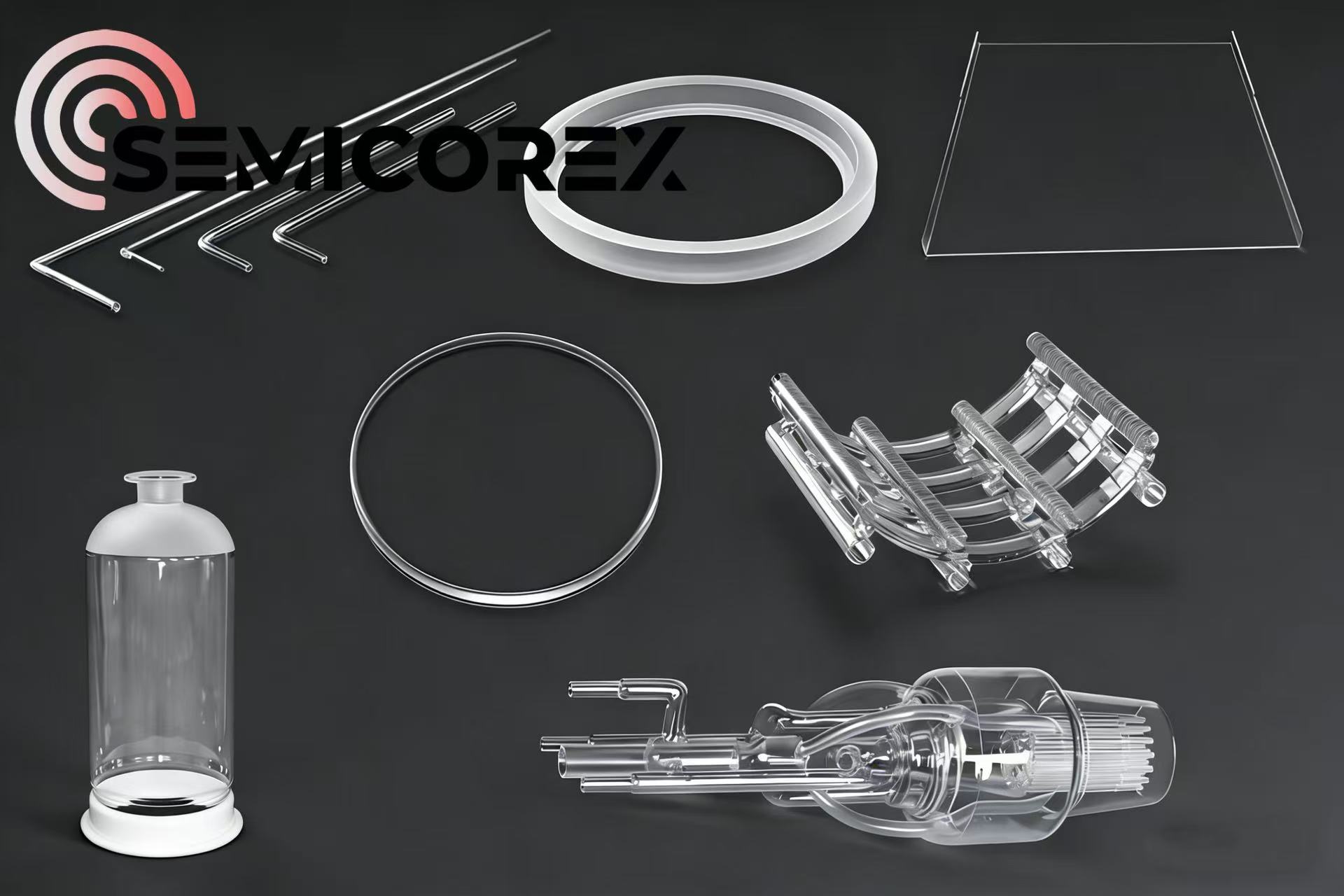 সাধারণ সেমিকন্ডাক্টর কোয়ার্টজ উপাদান এবং অ্যাপ্লিকেশন