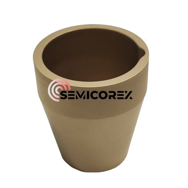 TaC প্রলিপ্ত গ্রাফাইট ক্রুসিবল